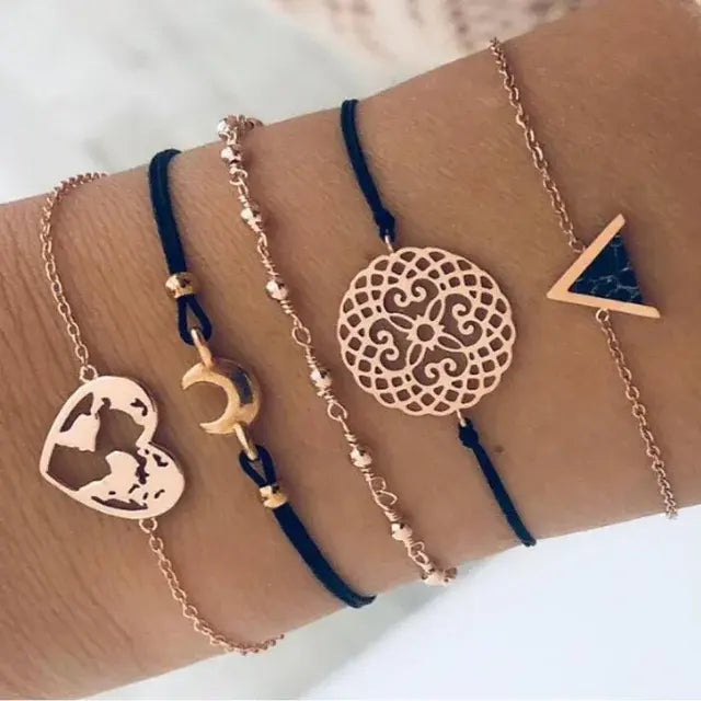 Boho Geometric Bracelet & Bangle Sets