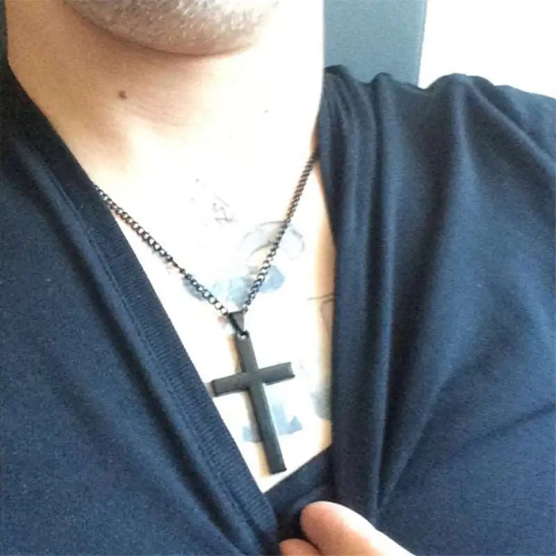 Gothic Cross Pendant Necklace